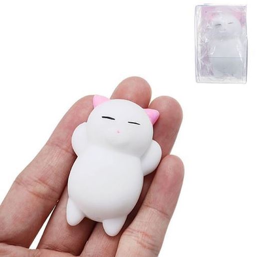 Picture of Pink Cat Kitten Squishy Squeeze Cute Healing Toy Kawaii Collection Stress Reliever Gift Decor