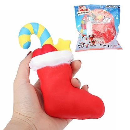 Picture of Squishy Christmas Sock Slow Rising Soft Toy Kids Gift Decor