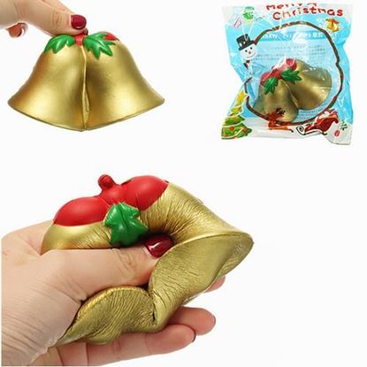 Picture of Chameleon Squishy Christmas Jingle Bell Slow Rising Toy With Packaging Kids Christmas Gift Decor