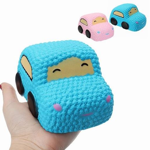 Picture of Squishy Car Racer Cake Soft Slow Rising Toy Scented Squeeze Bread