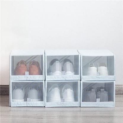 Picture of 2PCS Shoe Storage Box From Xiaomi Youpin Save Space Tidy Foldable Shoe Organiser Box Storage Baskets