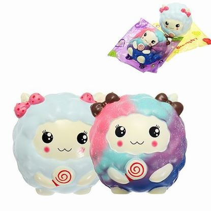 Picture of Squishy Sheep Lamb 12cm Cute Slow Rising Original Packaging Random Face Collection Gift Decor Toy