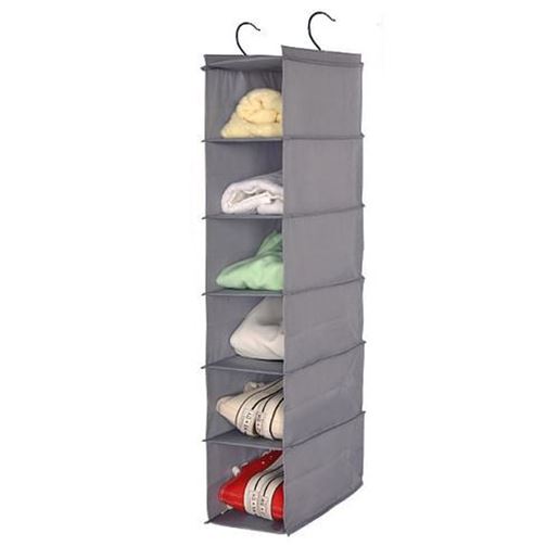 Picture of Waterproof Oxford 6 Layers 2 Hooks Hanging Clothes Storage Bag