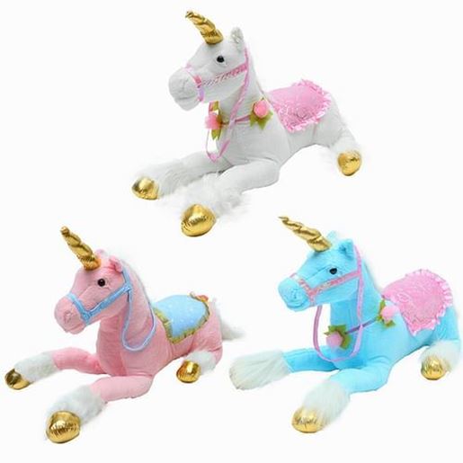 Picture of 85 cm Stuffed Unicorn Soft Giant Plush Animal Toy Soft Animal Doll