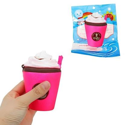 Picture of Milk Tea Ice Cream Cup Squishy 11CM Slow Rising With Packaging Coffee Cappuccino Collection Gift