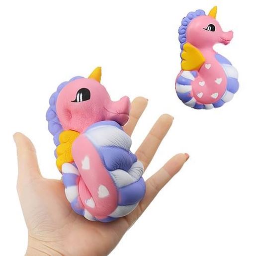 Picture of Unicorn Seahorse Squishy 15.5CM Slow Rising Soft Scented Cake Bread Key Chain Kids Toy