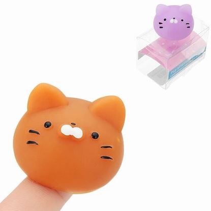 Picture of Mochi Maneki-neko Fortune Cat Kitten Squishy Squeeze Cute Healing Toy Kawaii Collection Stress Reliever