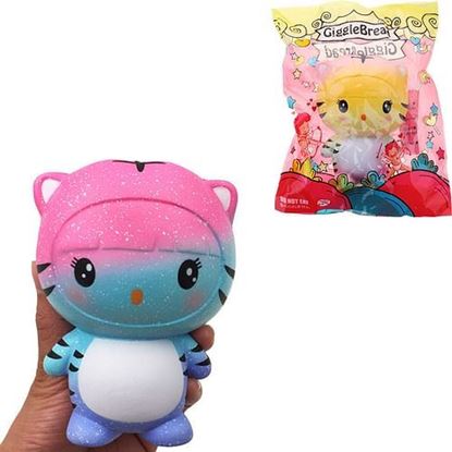 Picture of GiggleBread Tiger Squishy 12*9.5*7.5cm Slow Rising With Packaging Collection Gift Soft Toy