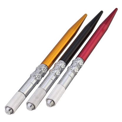 Foto de Carved Pattern Design Eyebrow Tattoo Accessories Pen