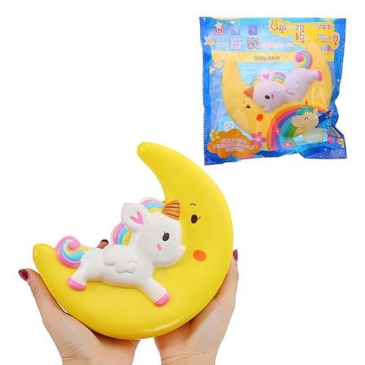 Picture of SINOFUN Squishy Unicorn Moon 22cm Slow Rising With Packaging   Collection Gift Decor Toy