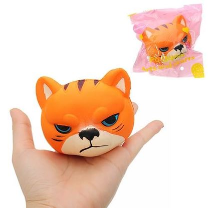 Picture of Tiger Squishy 8*7*6.5cm Slow Rising With Packaging Collection Gift Soft Toy