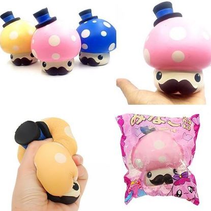 Picture of Mushroom Doll Squishy 13*10.5cm Slow Rising With Packaging Collection Gift Soft Toy