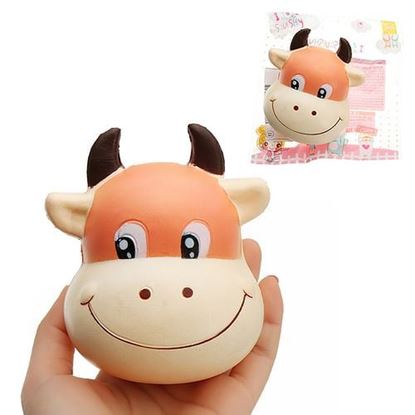 Picture of Bull Head Squishy 10*8cm Slow Rising With Packaging Collection Gift Soft Toy