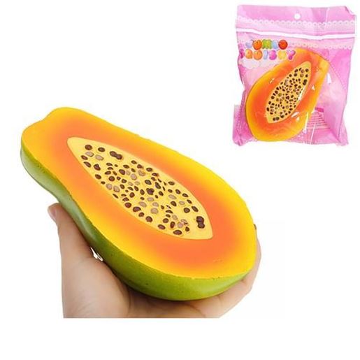 Picture of Papaya Squishy 15*9*4cm Slow Rising With Packaging Collection Gift Soft Toy