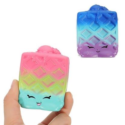 Picture of 2Pcs Waffles Squishy 6.5*3.5cm Slow Rising Soft Collection Gift Decor Toy