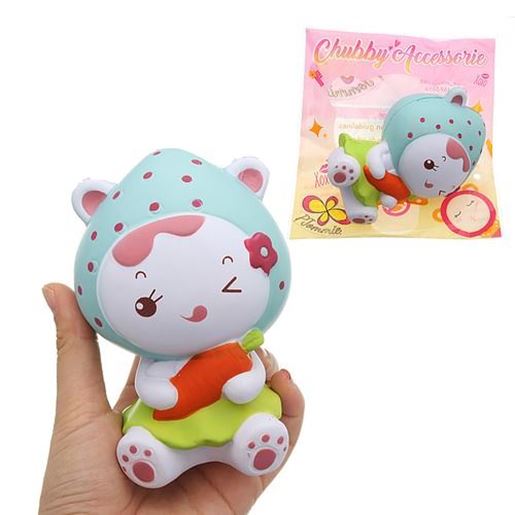 Picture of Strawberry Girl Squishy 12CM Slow Rising With Packaging Collection Gift Soft Toy