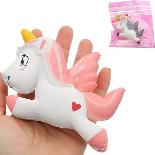 Picture of Cartoon Pegasus Squishy 11*7.5*3CM Slow Rising With Packaging Collection Gift Soft Toy