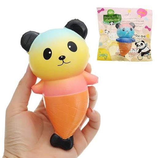 Picture of PURAMI Panda Squishy 16cm Slow Rising With Packaging Collection Gift Soft Toy