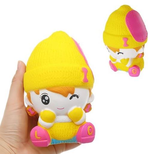 Picture of Snowman Girl Squishy Scented Squeeze Slow Rising Toy Soft Gift Collection Gift