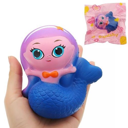 Picture of Mermaid Squishy 10*9.5*6CM Slow Rising With Packaging Collection Gift Soft Toy