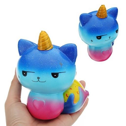 Picture of Galaxy Unicorn Cat Squishy 12*8.2CM Slow Rising Soft Collection Gift Decor Toy