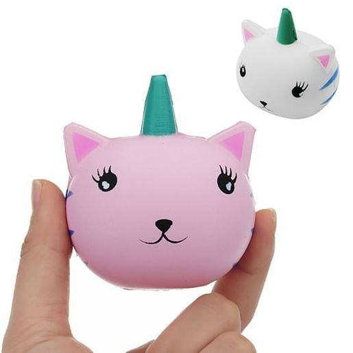 Picture of Unicorn Cat Squishy 7.1*6.2CM Slow Rising Soft Collection Gift Decor Toy