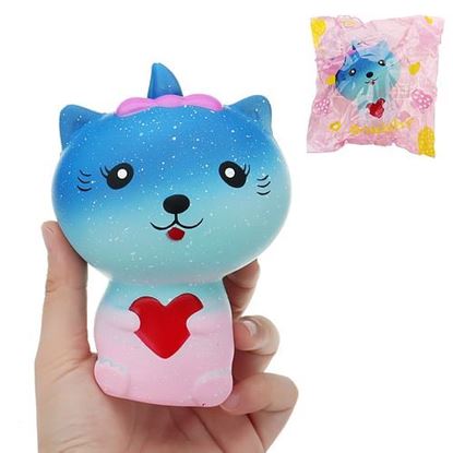 Picture of Galaxy Cat Squishy 13*9*7CM Slow Rising With Packaging Collection Gift Soft Toy