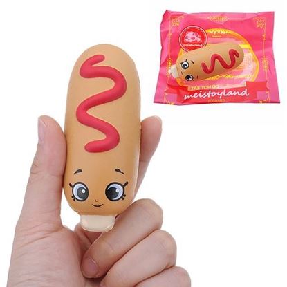 Picture of Hot Dog Squishy 8CM Slow Rising With Packaging Collection Gift Soft Toy