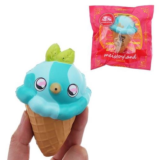 Picture of Meistoyland Squishy Bird Ice Cream Slow Rising Squeeze Toy Stress Gift Collection