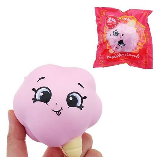 Picture of Meistoyland Squishy Slow Rising Squeeze Toy Stress Ice Cream Cotton Candy Gift