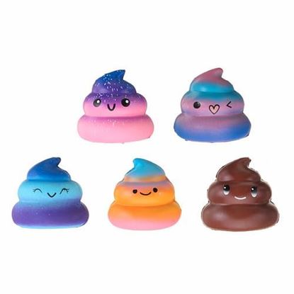 Picture of Squishy Galaxy Poo Squishy Hand Pillow 6.5CM Slow Rising With Packaging Collection Gift Decor Toy