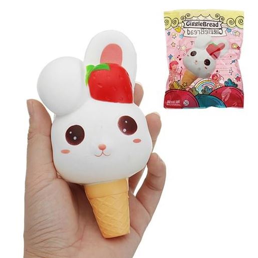 Picture of Gigglebread Rabbit Ice Cream Squishy 13.5*6.5*6CM Slow Rising With Packaging Collection Gift