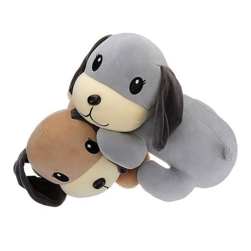 Picture of 45cm 18" Stuffed Plush Toy Lovely Puppy Dog Kid Friend Sleeping Toy Gift