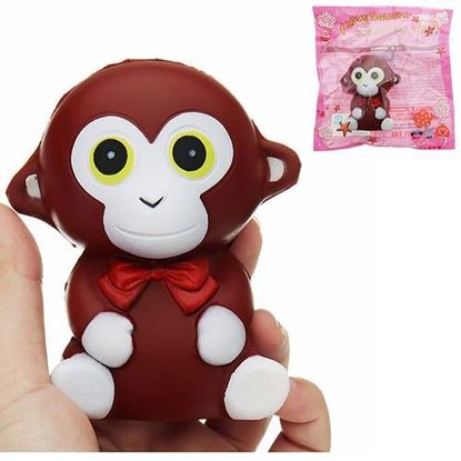 Picture of Monkey Squishy 10.5*9*7CM Slow Rising Soft Animal Collection Gift Decor Toy With Packaging