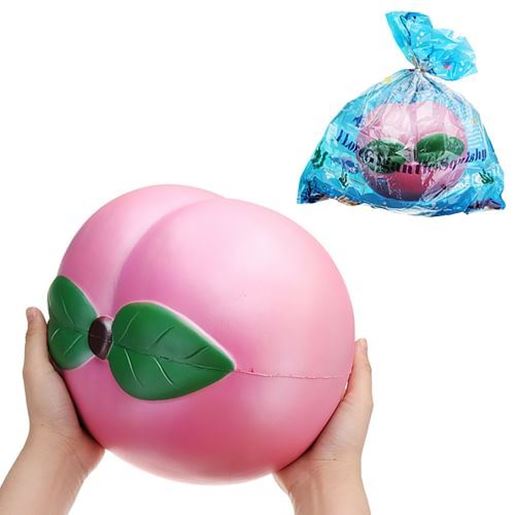 Picture of Huge Peach Squishy Jumbo 25*23CM Fruit Slow Rising Soft Toy Gift Collection With Packaging Giant Toy