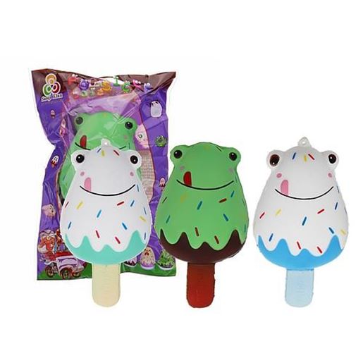 Picture of Sanqi Elan Frog Popsicle Ice-lolly Squishy 12*6CM Licensed Slow Rising Soft Toy With Packaging