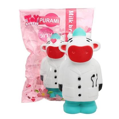 Picture of Calf Doctor Cow Squishy 14.7*7.6CM Slow Rising Soft Toy Gift Collection With Packaging