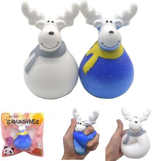 Picture of IKUURANI Elk Galaxy Squishy 13*8.5*8CM Licensed Slow Rising With Packaging Soft Toy