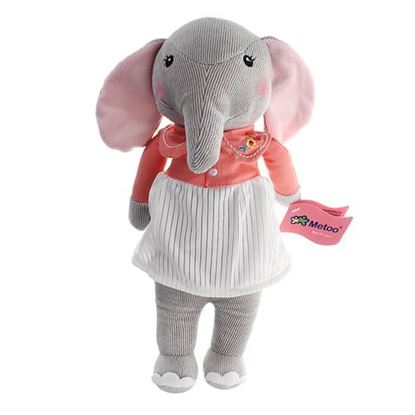 图片 12.5 Inch Metoo Elephant Doll Plush Sweet Lovely Kawaii Stuffed Baby Toy For Girls Birthday