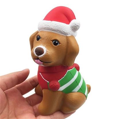 Picture of Squishyfun Christmas Puppy Squishy 13*8.5*6.5CM Licensed Slow Rising With Packaging Collection Gift