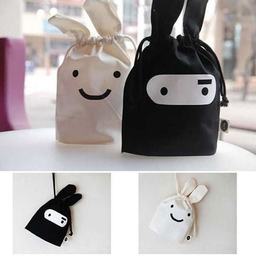 Picture of Mini Cute Ninja Rabbit Storage Bag Case Pouch 34 x 21cm