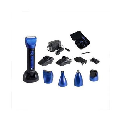 Picture of Optimus 15 Piece Wet/Dry Multi-Use Clipper and Trimmer, Blue/Black by Optimus