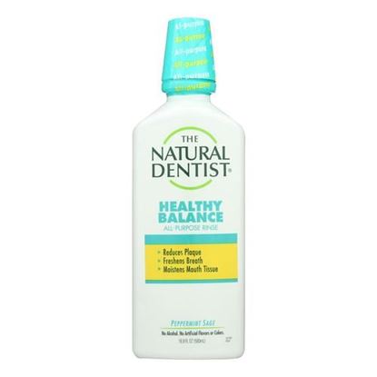 Picture of Natural Dentist Healthy Balance All Purpose Rinse Peppermint Sage - 16 fl oz