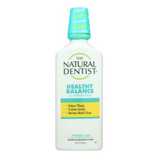 Picture of Natural Dentist Healthy Balance All Purpose Rinse Peppermint Sage - 16 fl oz