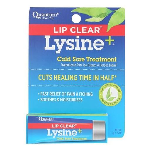 Picture of Quantum Lipclear Lysine and Cold Sore Treatment All Natural Ointment - 0.25 oz