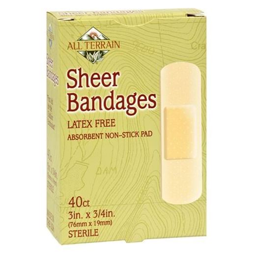 Picture of All Terrain - Bandages - Sheer - 3/4 in x 3 in - 40 ct