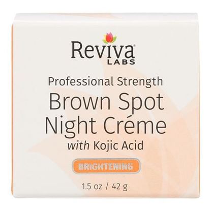 Picture of Reviva Labs - Brown Spot Night Cream with Kojic Acid - 1 oz