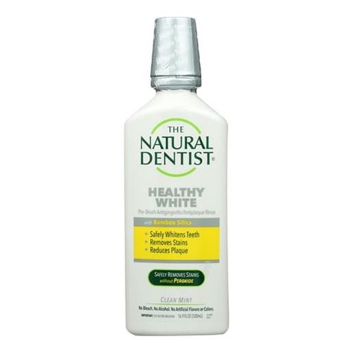 Picture of Natural Dentist Pre-Brush Whitening Rinse - Clean Mint - 16.9 oz