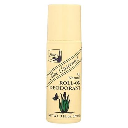 Picture of Alvera All Natural Roll-On Deodorant Aloe Unscented - 3 fl oz