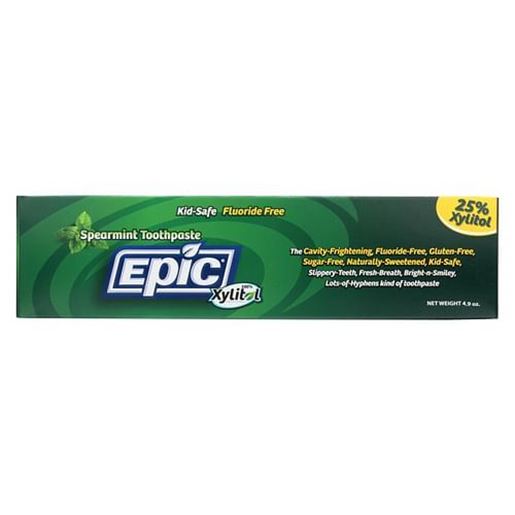 Picture of Epic Dental - Fluoride Free Xylitol Toothpaste - Spearmint - 4.9 oz